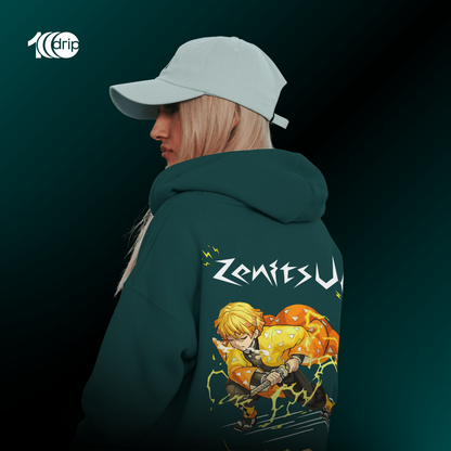 Zenitsu Oversized Hoodie [Teal]