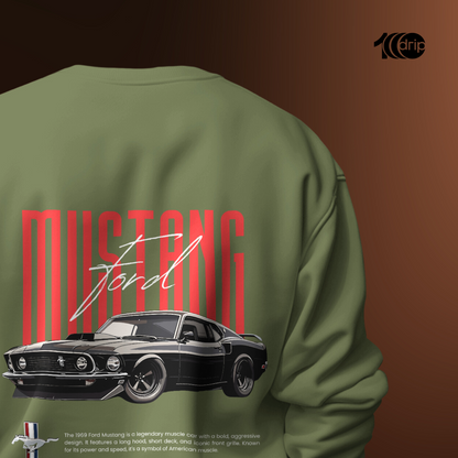 1969 Mustang Sweatshirt [Olive]