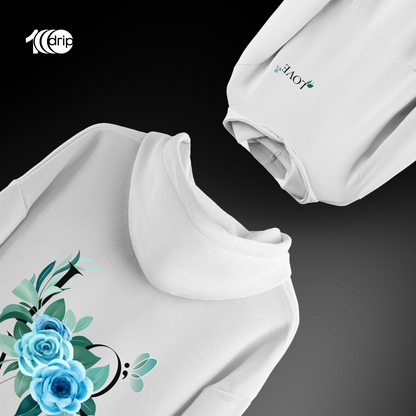 Love Blossom Oversized Hoodie [Teal]