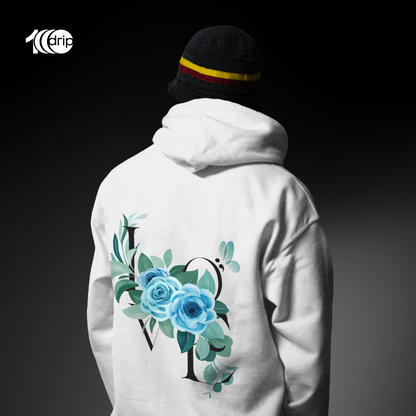 Love Blossom Oversized Hoodie [White]