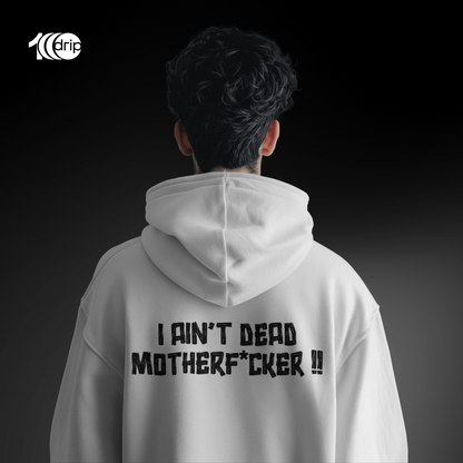 "Not Dead Yet" Oversized Hoodie [Off-White]