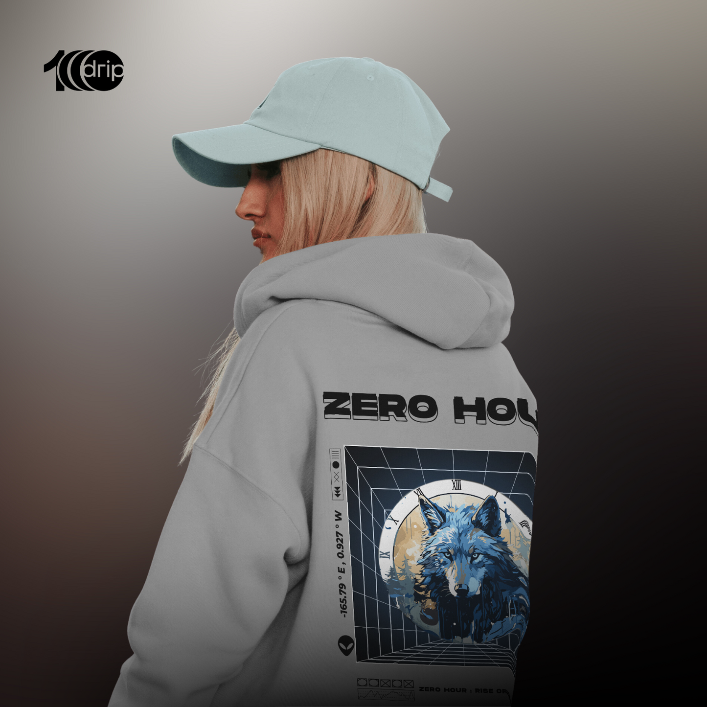 Zero Hour Oversized Hoodie [Gray]