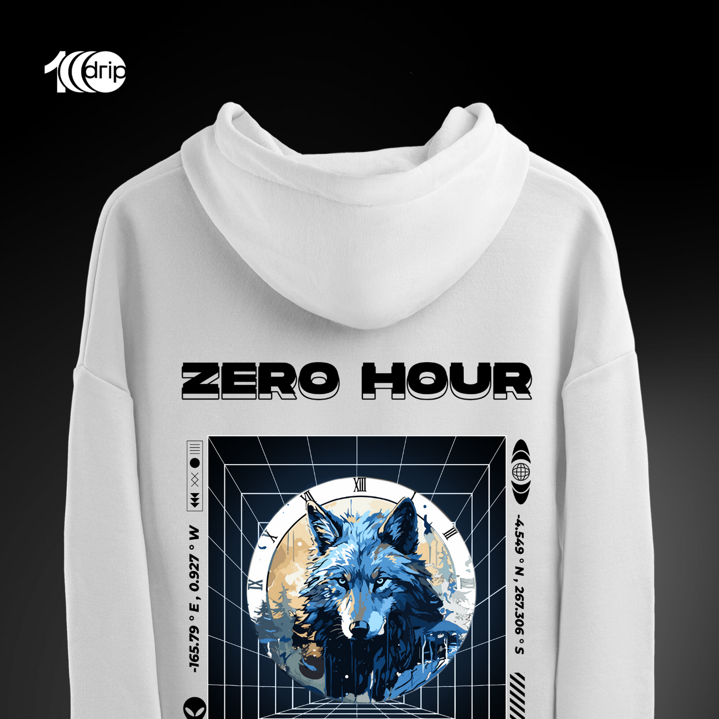 Zero Hour Oversized Hoodie [Off-White]