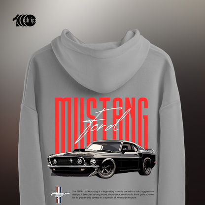 1969 Mustang Oversized Hoodie [Gray]