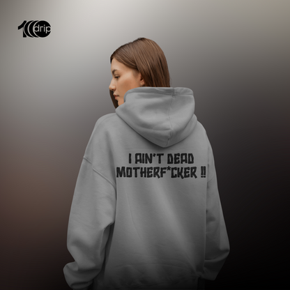 "Not Dead Yet" Oversized Hoodie [Gray]