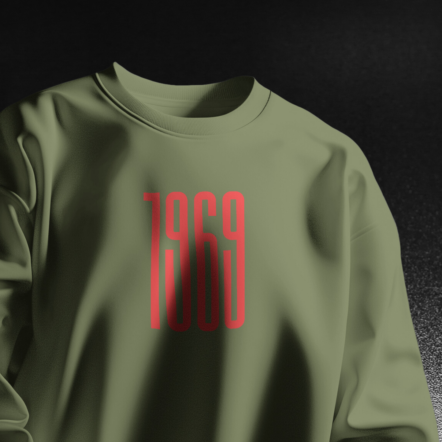 1969 Mustang Sweatshirt [Olive]