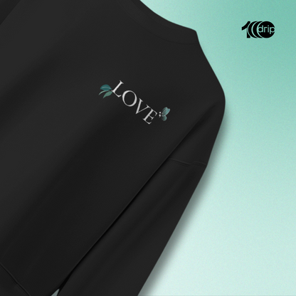 Love Blossom Sweatshirt [Black]