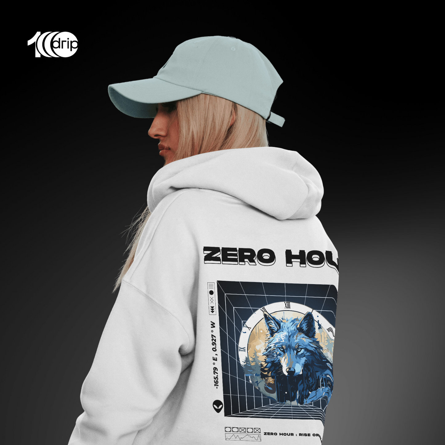 Zero Hour Oversized Hoodie [Off-White]