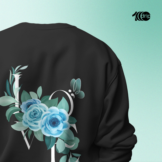 Love Blossom Sweatshirt [Black]