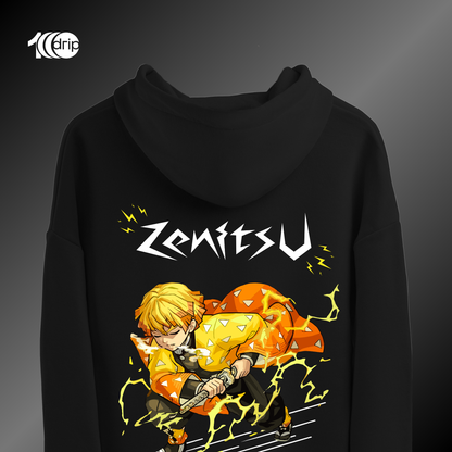 Zenitsu Oversized Hoodie [Black]