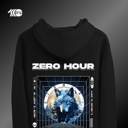 Zero Hour Oversized Hoodie [Black]