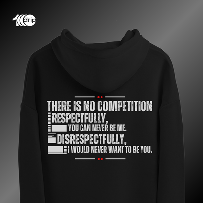 "No Competition" Oversized Hoodie [Black]