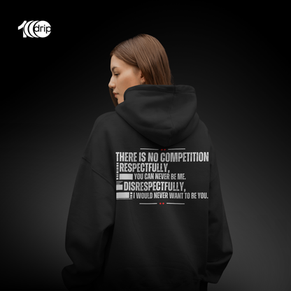 "No Competition" Oversized Hoodie [Black]