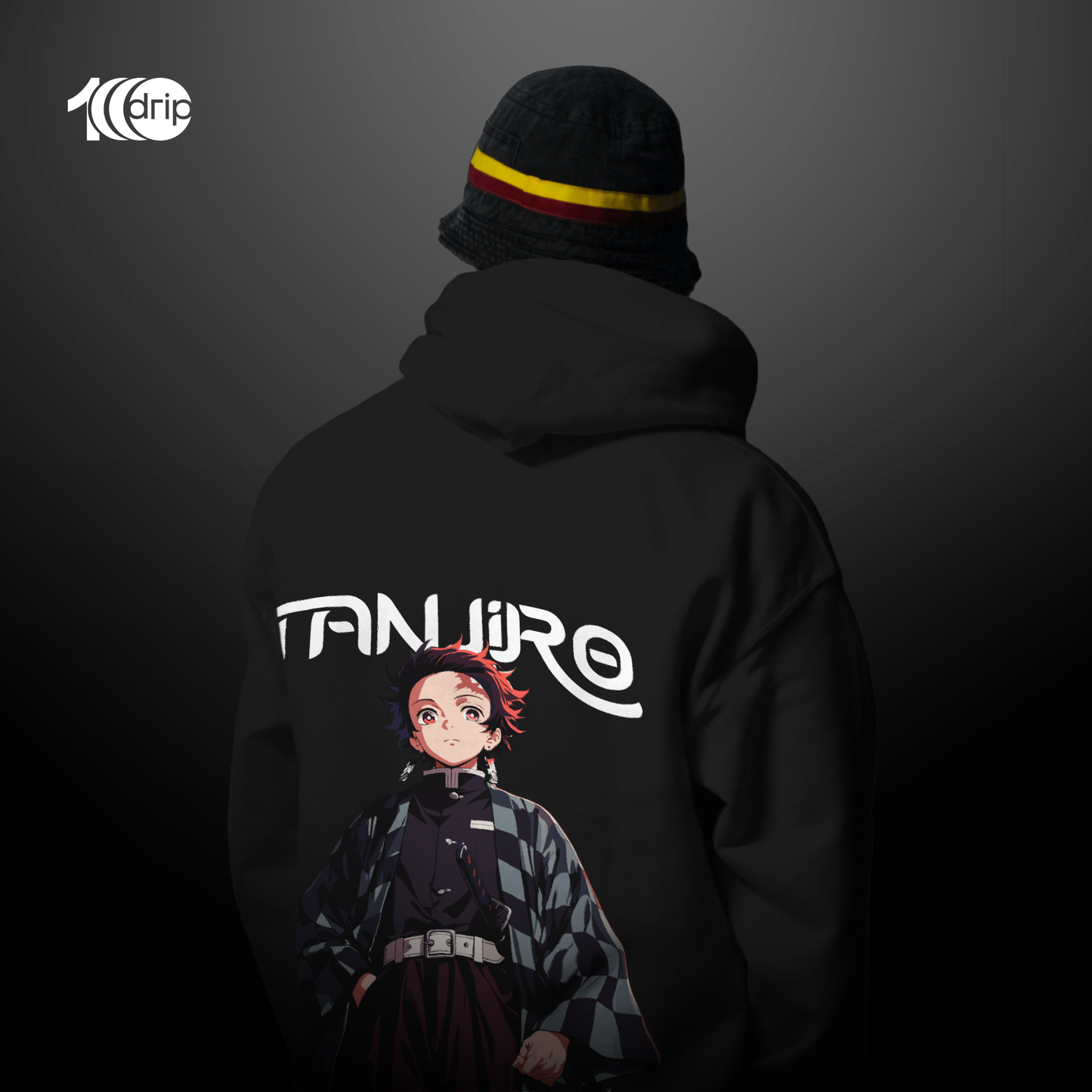 Tanjiro Oversized Hoodie [Black]