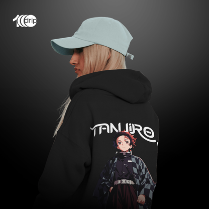 Tanjiro Oversized Hoodie [Black]