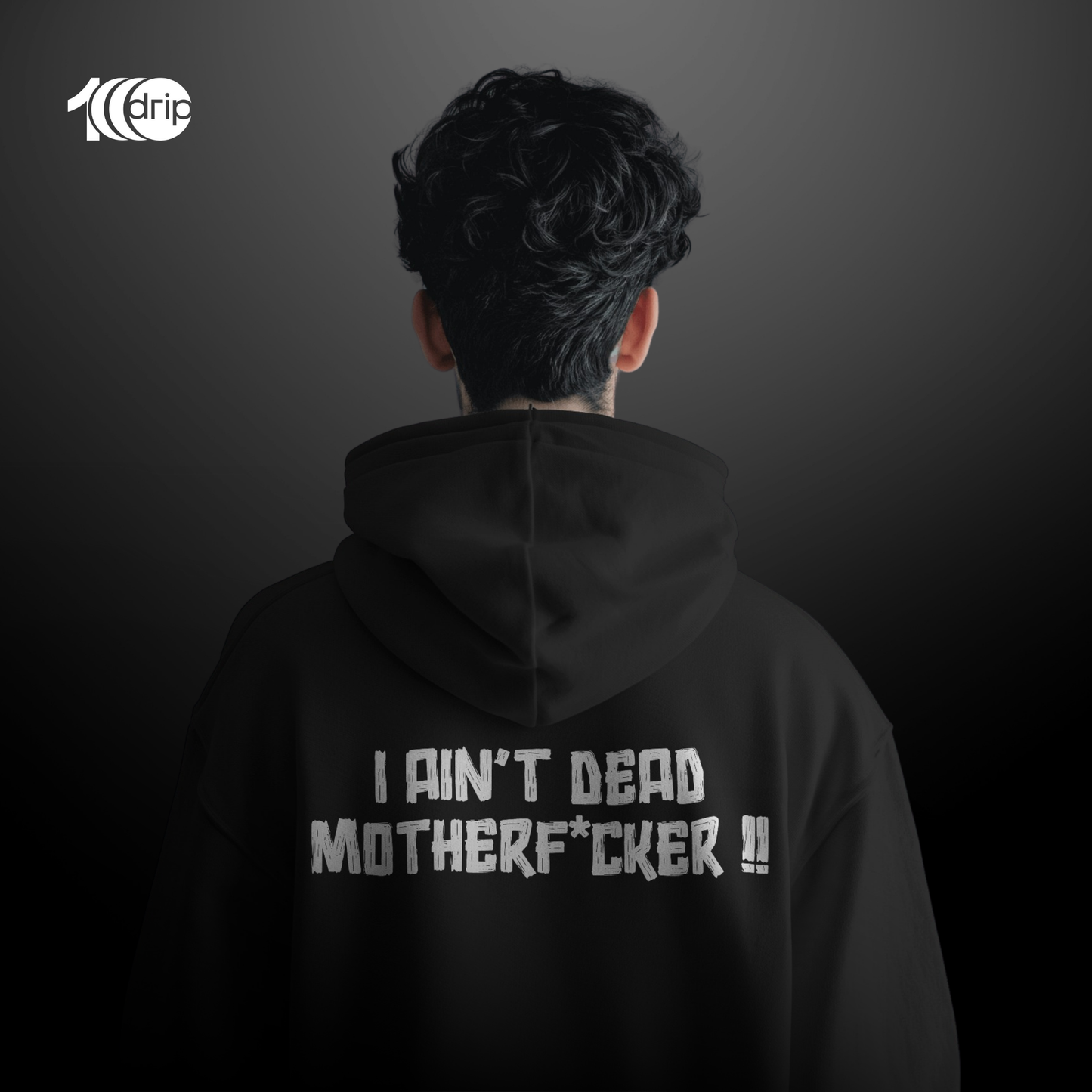 "Not Dead Yet" Oversized Hoodie [Off-White]