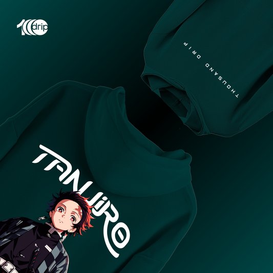 Tanjiro Oversized Hoodie [Teal]