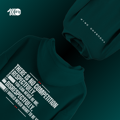 "No Competition" Oversized Hoodie [Teal]