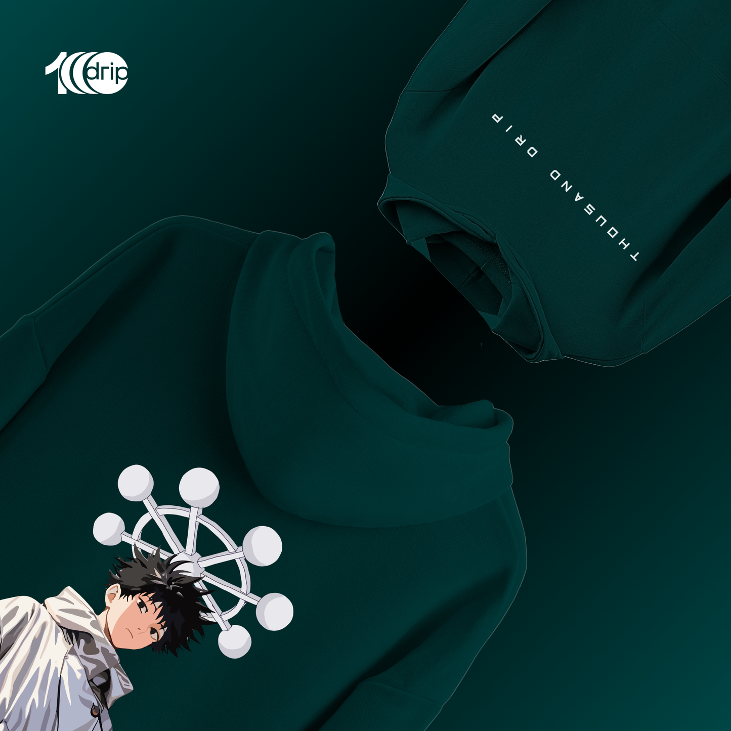 Megumi Oversized Hoodie [Teal]