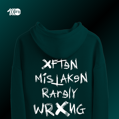 "Not a Mistake" Oversized Hoodie [Teal]