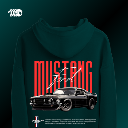 1969 Mustang Oversized Hoodie [Teal]