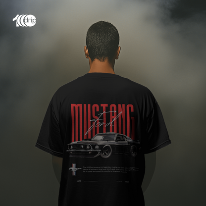 1969 Mustang Oversized T-Shirt [Black]