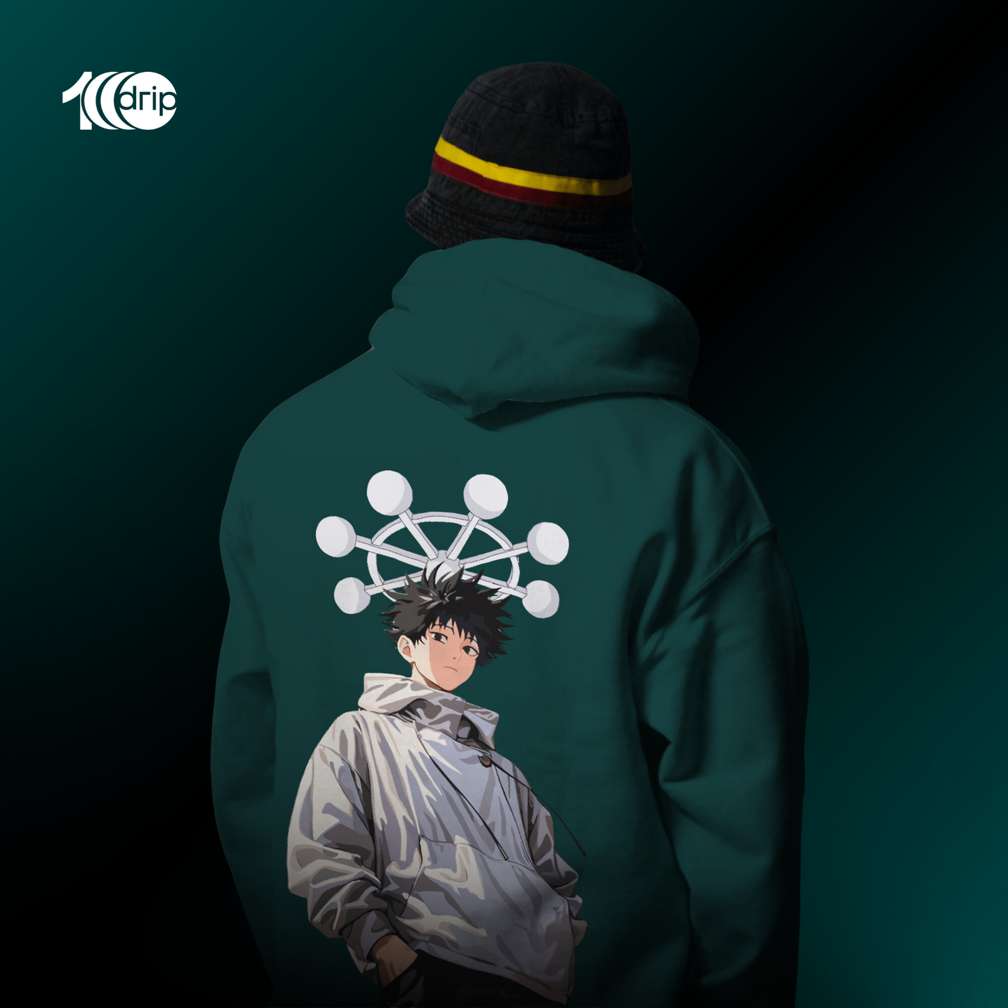 Megumi Oversized Hoodie [Teal]