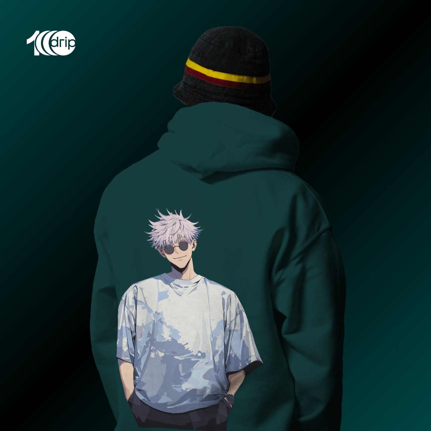 Gojo Oversized Hoodie [Teal]