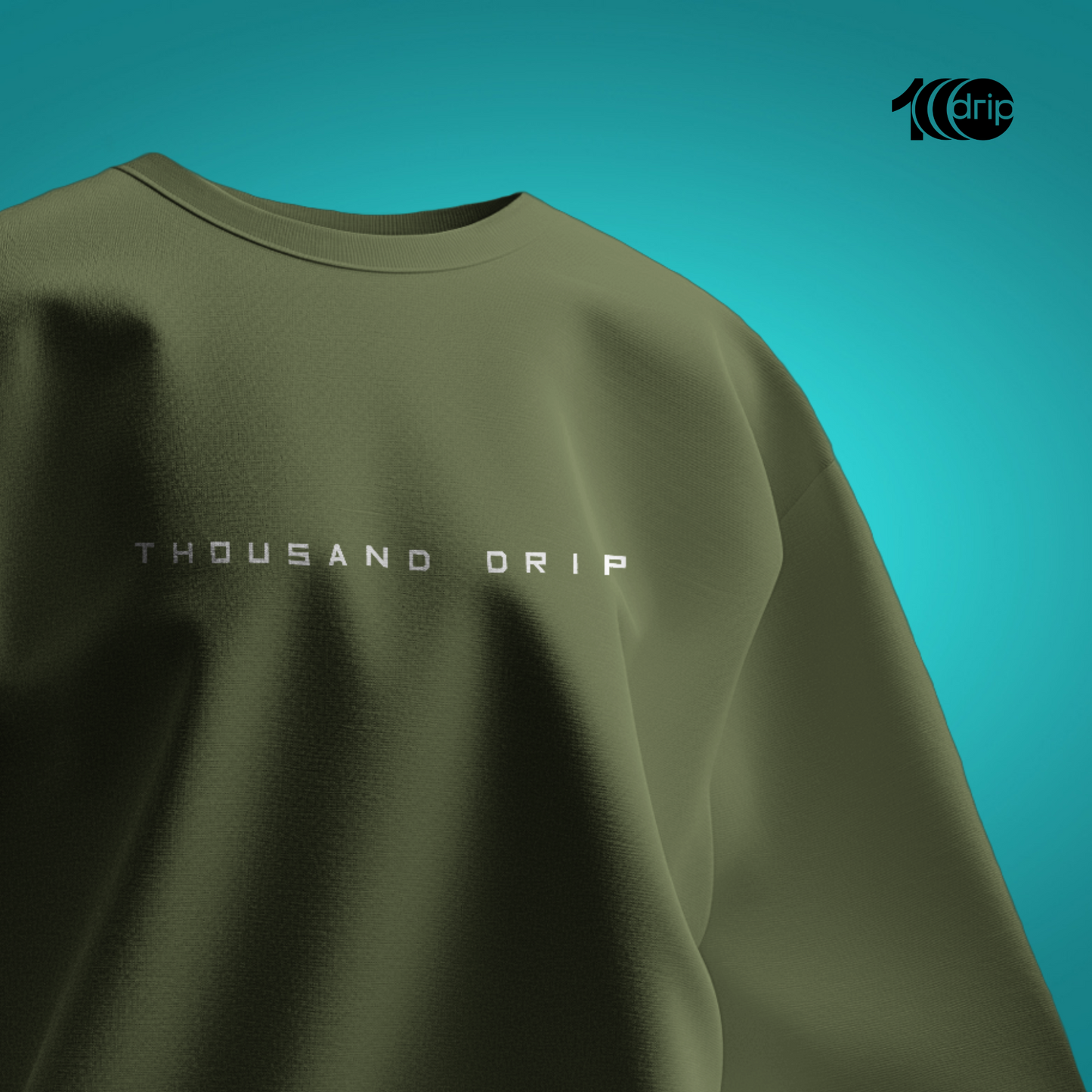 "No Competition" Sweatshirt [Olive]