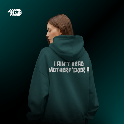 "Not Dead Yet" Oversized Hoodie [Teal]