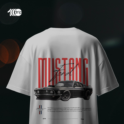 1969 Mustang Oversized T-Shirt [White]